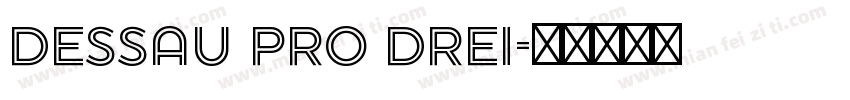 Dessau Pro Drei字体转换